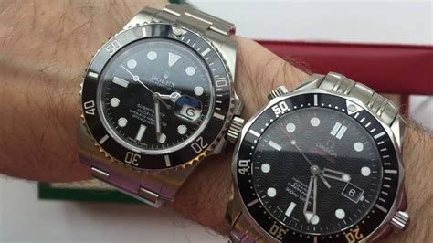 omega seamaster 300 co axial vs rolex submariner